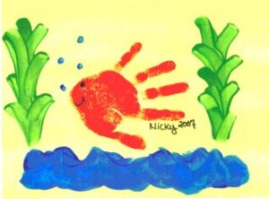 Pre-School Art Ideas - Handprint