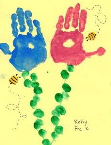 Pre-School Art Ideas - Handprints
