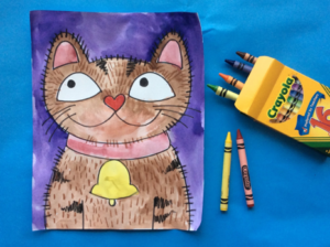 Cat Crayon