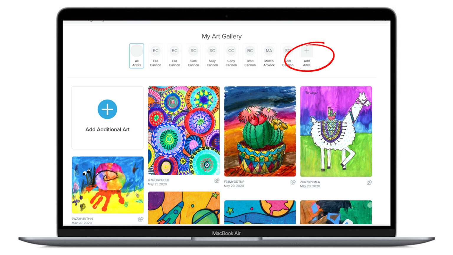 How To Add Additional Artists and Organize Artwork Art to Remember