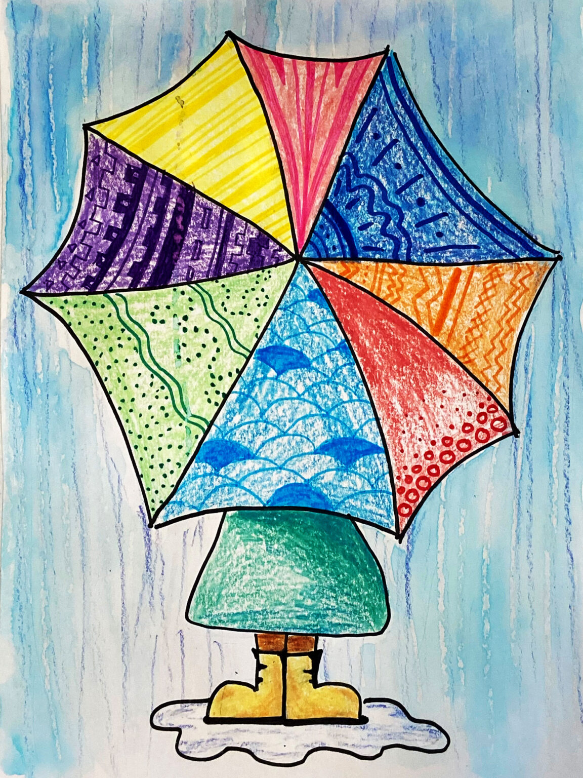 Rainy Day Umbrella - Art to Remember