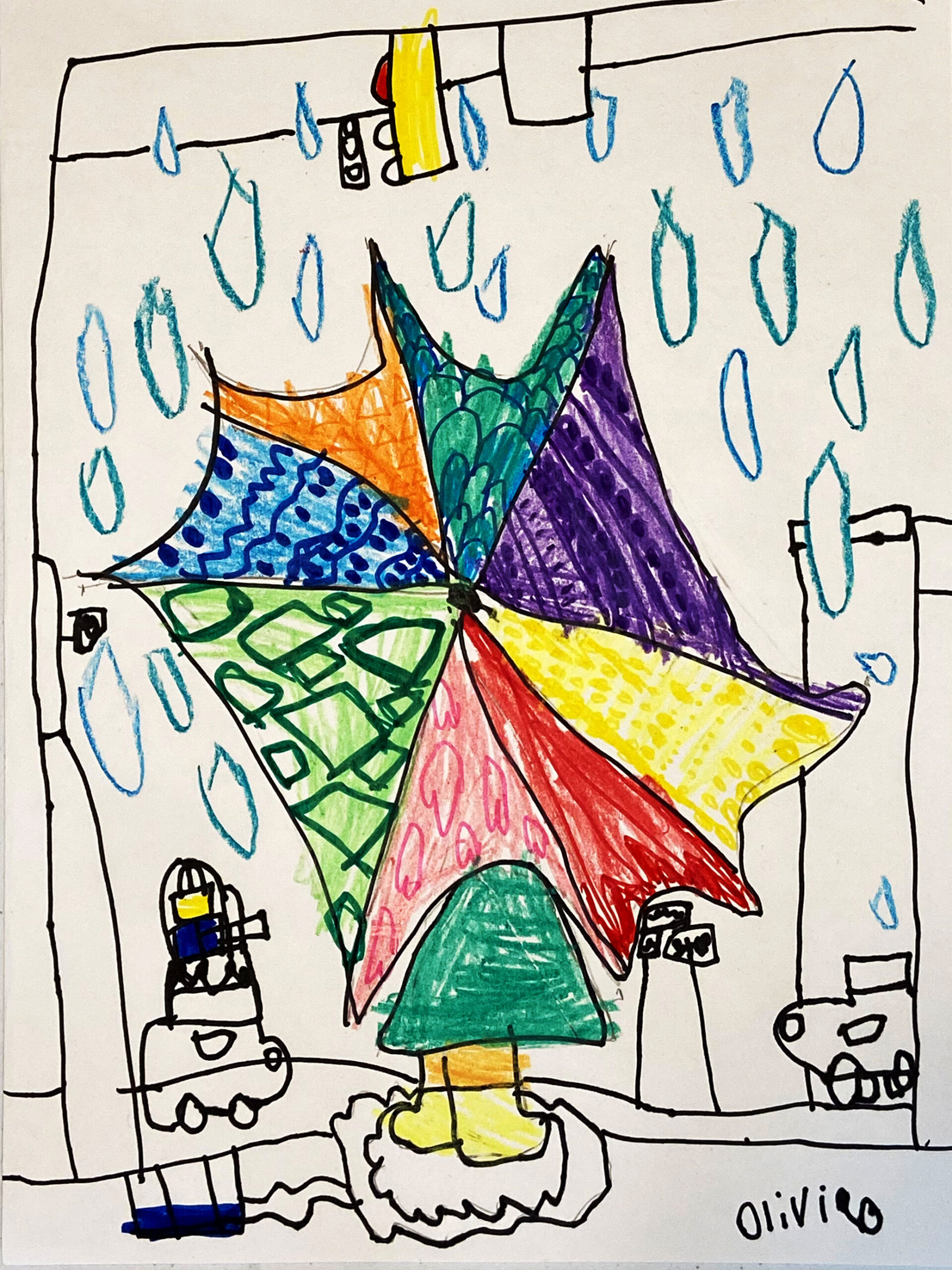 Kids drawing rainy day - video Dailymotion-saigonsouth.com.vn
